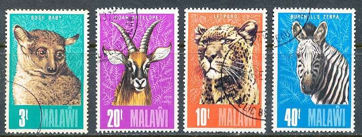 MALAWI  1975 -     Malawi Animals  FULL SET   -  FINE  USED