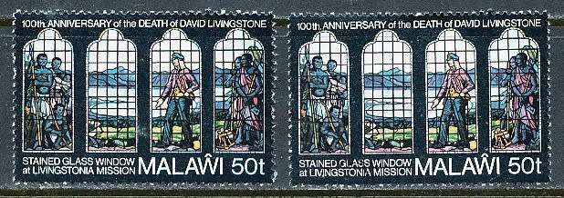 MALAWI  1973 -  David Livingstone  SINGLE ISSUE    -    FINE MINT and  USED