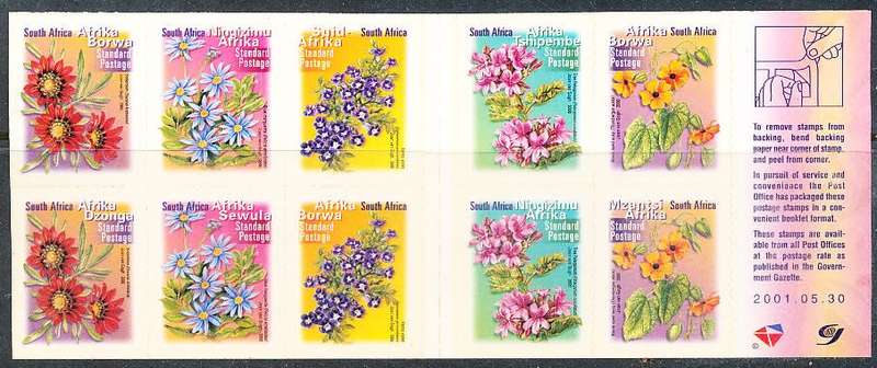 RSA   -  2001  -  DEFINITIVE  COMPLETE  BOOKLET   -  30/05/2001 -   FINE  MINT