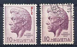 SWITZERLAND  1946 -   Johann Heinrich Pestalozzi,    - MINT and  FINE  USED
