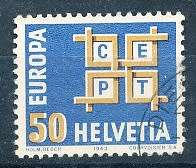 SWITZERLAND  1963 -  EUROPA Stamps  - FINE  USED