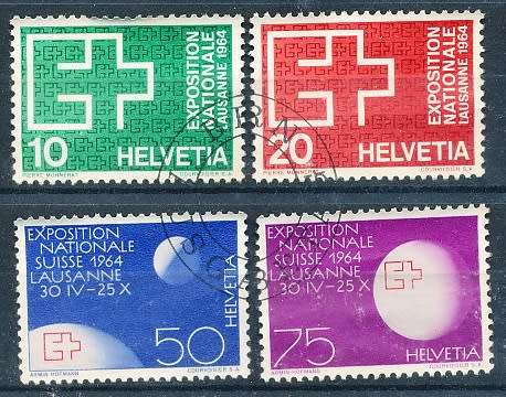 SWITZERLAND  1963 -  EXPO Lausanne 1964  SET   - FINE  USED