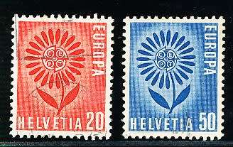 SWITZERLAND  1964 -  EUROPA Stamps  SET   - FINE  USED