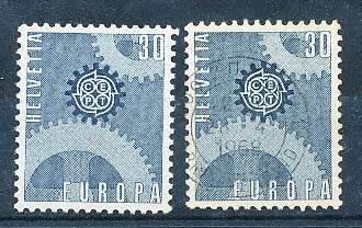 SWITZERLAND  1967 -   EUROPA Stamps   - FINE  MINT and   USED