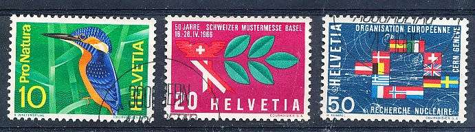 SWITZERLAND  1966 -   Events   SET   - FINE  USED