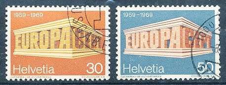 SWITZERLAND  1969 -   EUROPA Stamps  SET   - FINE  USED