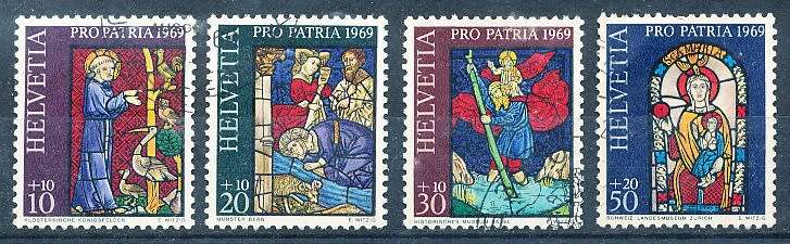 SWITZERLAND  1969 -   Pro Patria - Art  SET   - FINE  USED