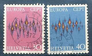 SWITZERLAND  1972 -   EUROPA Stamps   SET   - FINE USED