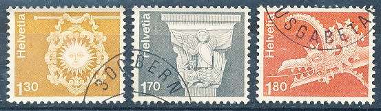SWITZERLAND  1973 -   Definitive Issues   SET   - FINE USED