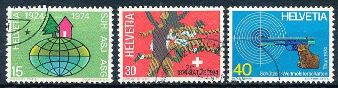 SWITZERLAND  1974 -   Events   SET   - FINE USED