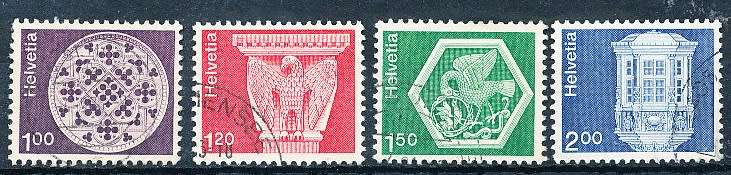 SWITZERLAND  1974 -  Definitive Issue   SET   - FINE USED