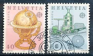SWITZERLAND  1983 -   EUROPA Stamps - Inventions  SET   - FINE  USED