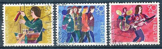 SWITZERLAND  1990 -   Pro Juventute - Child Development PART SET    - FINE USED