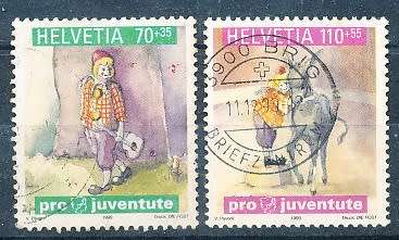 SWITZERLAND  1999 -  Pro Juventute - Children`s Books  TOP VALUE    - FINE USED