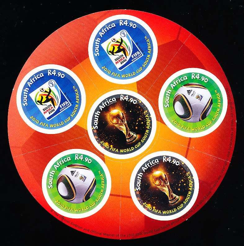 RSA  - 2010 -  Football World Cup - South Africa.    FULL SHEET  -  FINE  MINT