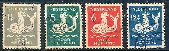 NETHERLANDS  1929  -   Child Care  FULL SET   -  FINE   USED