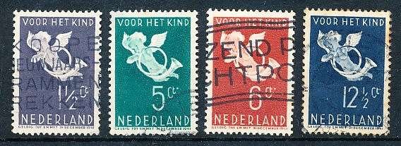 NETHERLANDS  1936  -  Child Care  FULL  SET   - FINE USED