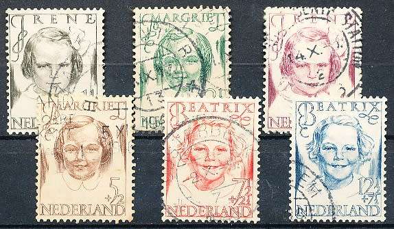 NETHERLANDS  1946  -    Child Care and Fight Against Tuberculosis   FULL  SET   -   FINE USED