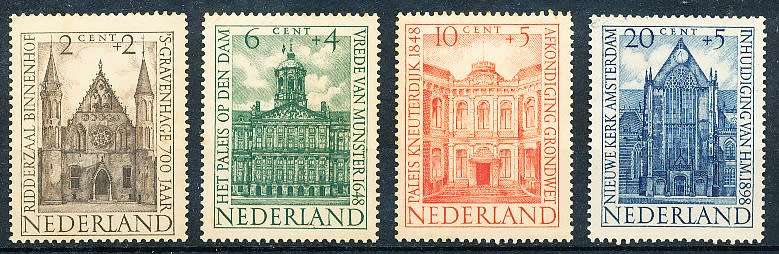 NETHERLANDS  1948  -   Charity Stamps FULL  SET   -  MINT