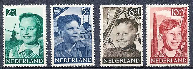 NETHERLANDS  1951  -    Child Care   PART  SET   -   MINT