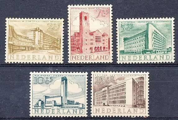 NETHERLANDS  1955  -  Charity Stamps  FULL  SET   -  MINT