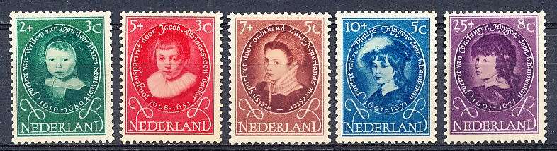 NETHERLANDS  1955  -   Child Care  FULL  SET   -  MINT