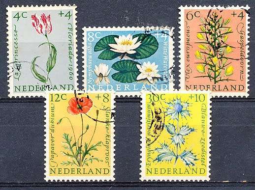 NETHERLANDS  1960  -  Charity Stamps   FULL  SET   -  FINE USED