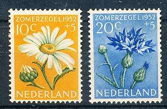 NETHERLANDS  1952  -    Charity Stamps TOP VALUES - MINT