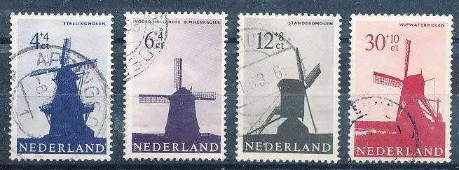 NETHERLANDS  1963  -  Charity Stamps  PART   SET   - FINE USED