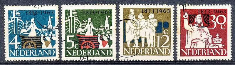 NETHERLANDS  1963  -   Anniversary of The Independence  FULL   SET   - FINE USED