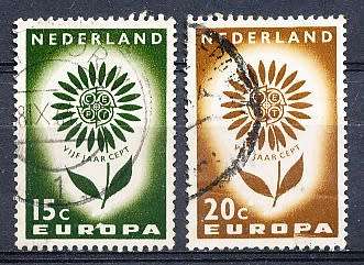 NETHERLANDS  1964  -  EUROPA Stamps  FULL   SET   - FINE USED