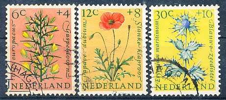 NETHERLANDS  1960  -  Charity Stamps   PART  SET   -  FINE USED
