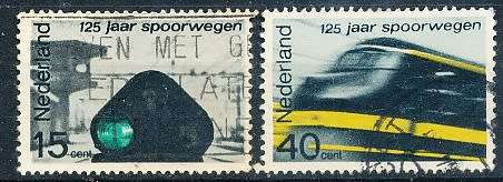 NETHERLANDS  1964  -    Anniversary of the Railways  FULL   SET   - FINE USED