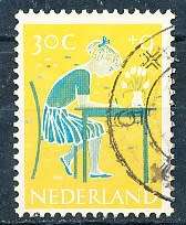 NETHERLANDS  1959  -  Child Care   TOP VALUE  - FINE USED