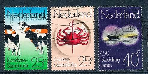 NETHERLANDS  1974  -  National Anniversaries   FULL   SET   - FINE  USED