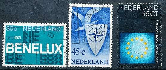 NETHERLANDS  1974  -  International Anniversaries   FULL   SET   - FINE  USED