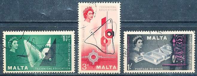 MALTA 1958  -   Technical Education  FULL  SET   -   FINE USED