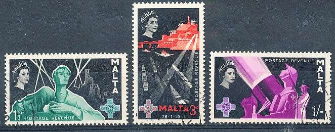 MALTA 1958  -    George Cross  FULL  SET   -   FINE USED