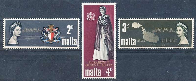 MALTA 1967  -    Royal visit  FULL  SET   -   MINT