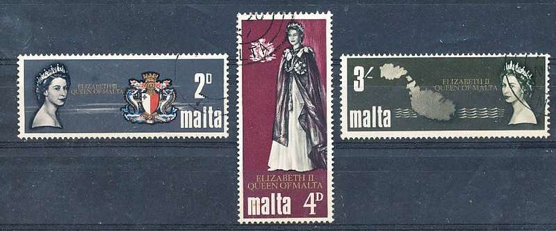 MALTA 1967  -    Royal visit  FULL  SET   -  FINE USED