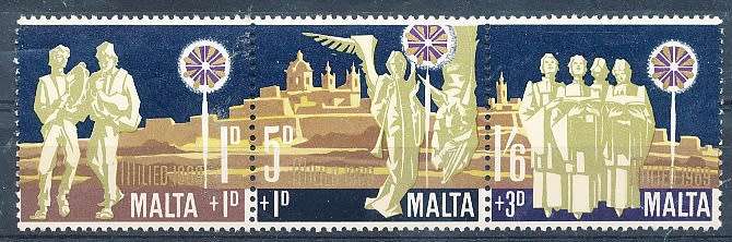 MALTA 1969  -    Christmas stamps  -    FULL  SET   -   MINT