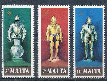MALTA 1977  -    Armour    FULL   SET   -   MINT