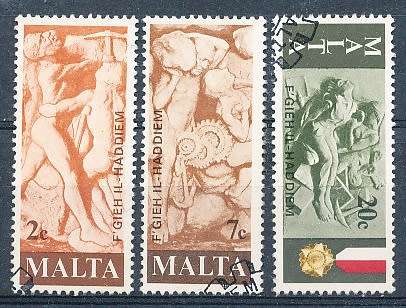 MALTA 1977  -     Protection of Maltese Workers -    FULL   SET   -   FINE USED