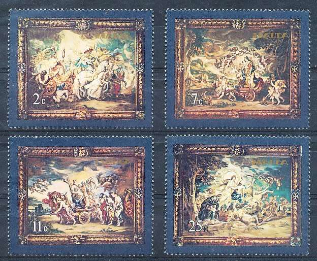 MALTA 1979  -   Tapestry   FULL SET    -  FINE  MINT