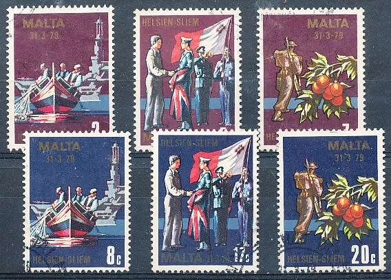 MALTA 1979  -  Agreement  /  Malta and Great Britain  FULL SET    -  FINE  USED