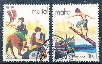 MALTA 1981  -     EUROPA Stamps   -  FULL SET    -  FINE USED