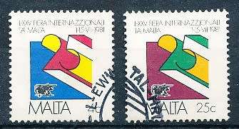MALTA 1981  -    Trade Convention  -  FULL SET    -  FINE USED