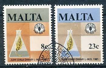 MALTA 1981  -    FAO Day  -  FULL SET    -  FINE USED