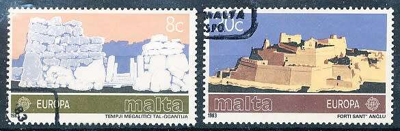 MALTA 1983  -   EUROPA Stamps - Inventions -   FULL  SET    -  FINE USED