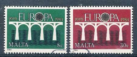 MALTA 1984  -   EUROPA Stamps - Inventions -   FULL  SET    -  FINE USED
